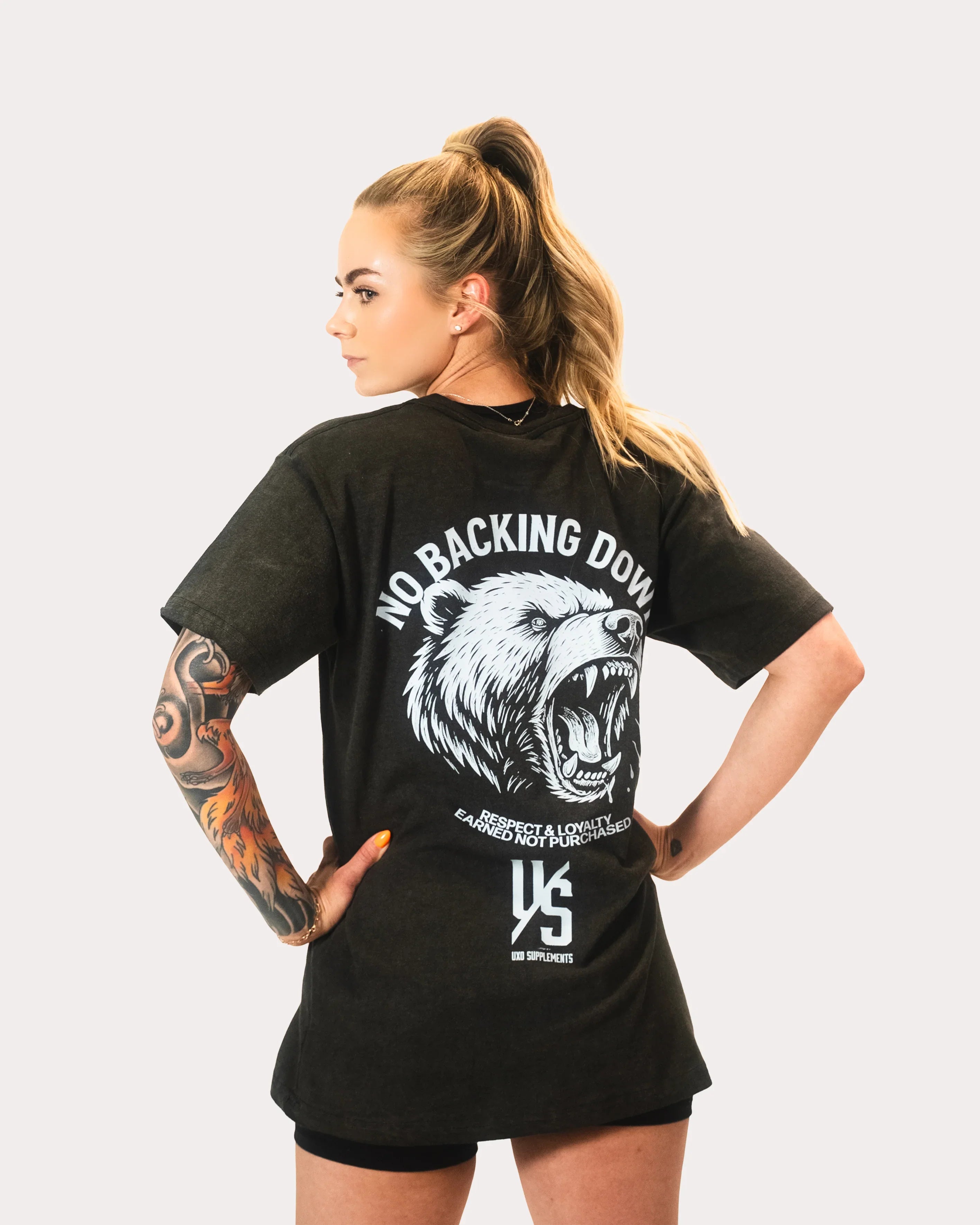 NO Backing Down OverSized Tee
