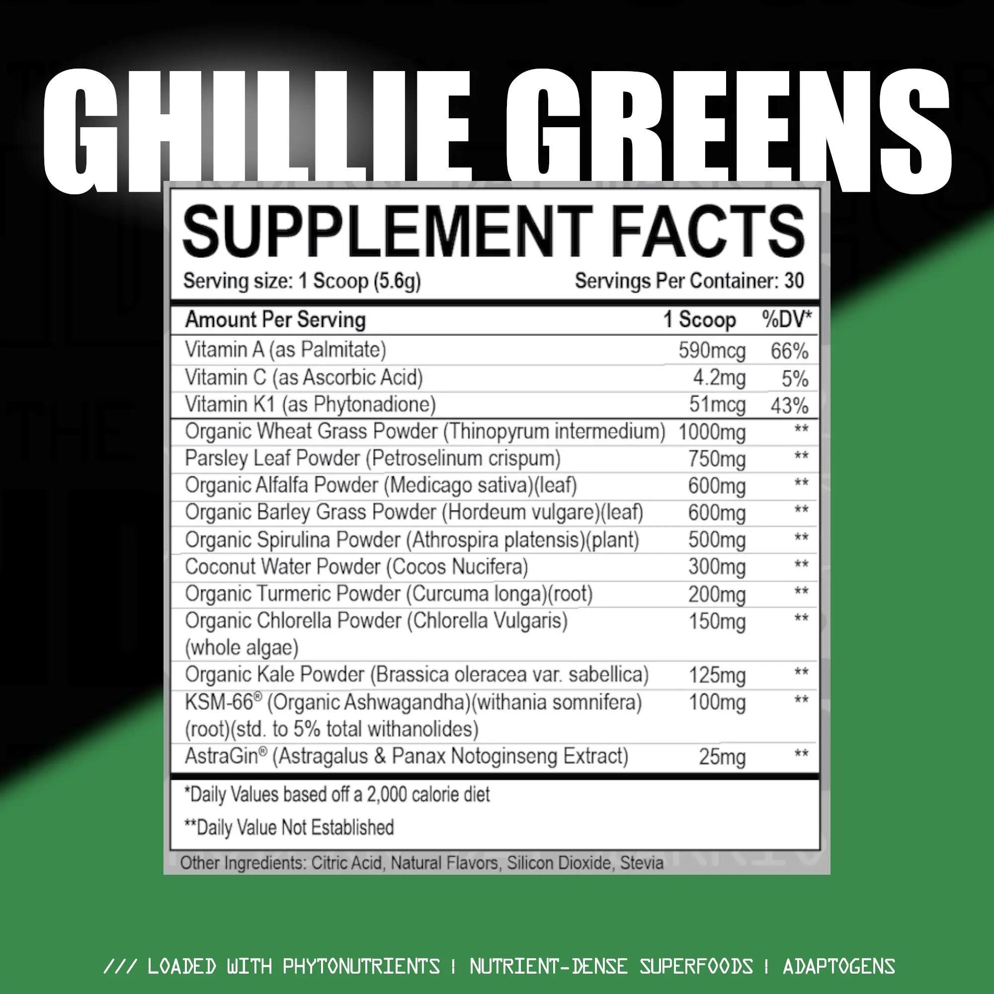 Ghillie Greens (Superfood) - UXO Supplements