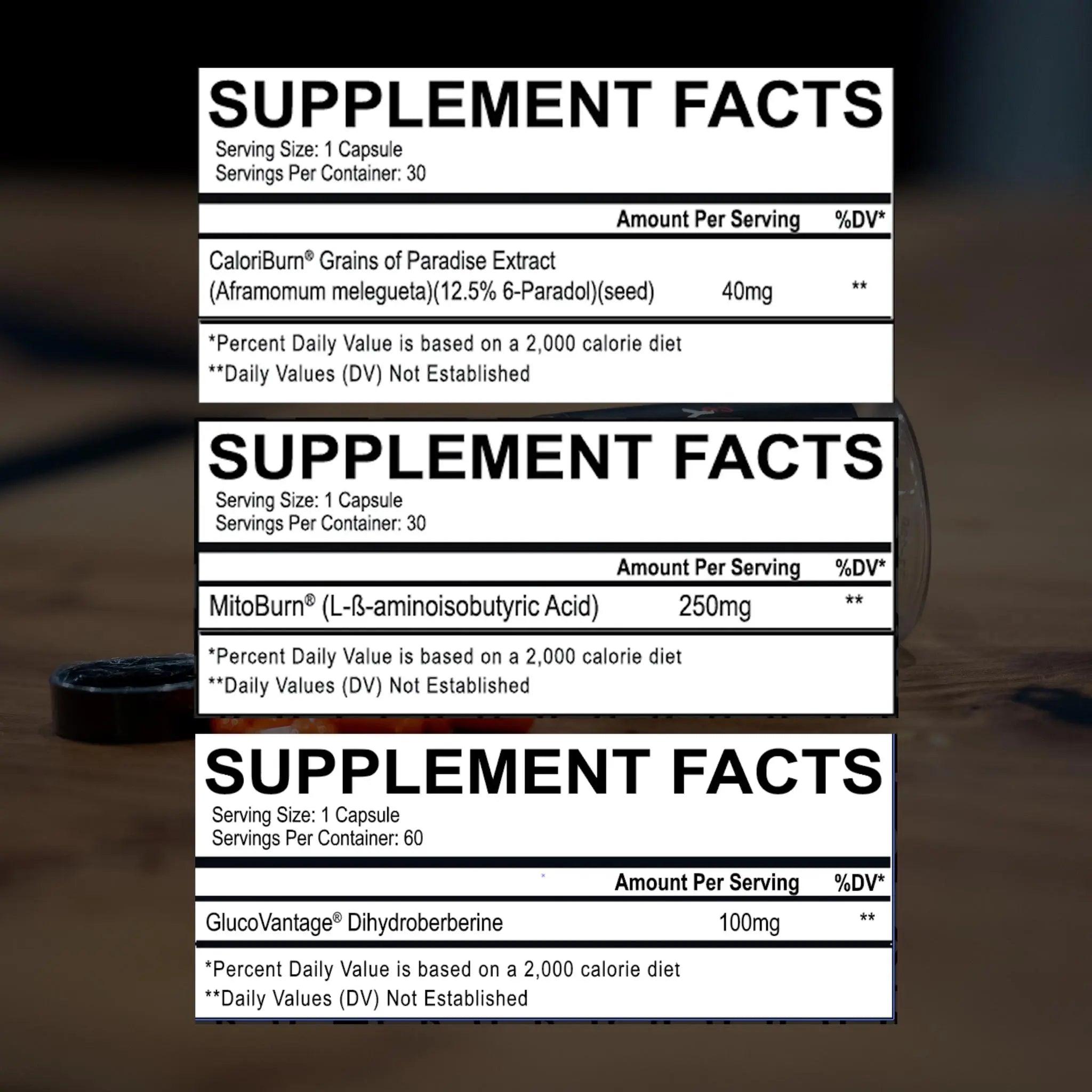 Incindiary Thermogenic Fat Burner: 2 Month Supply - UXO Supplements